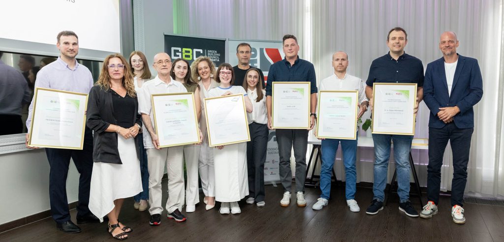 Dobitnici nagrada - Zelena Gradnja 2025