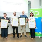 Zajednička fotografija dobitnika - Godišnje nagrade za zelenu gradnju 2023.
