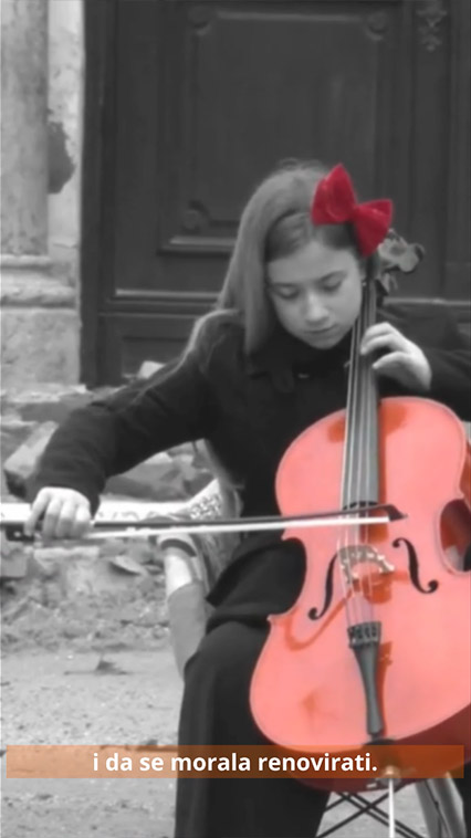 Gornjogradska muzička škola - djevojčica svira